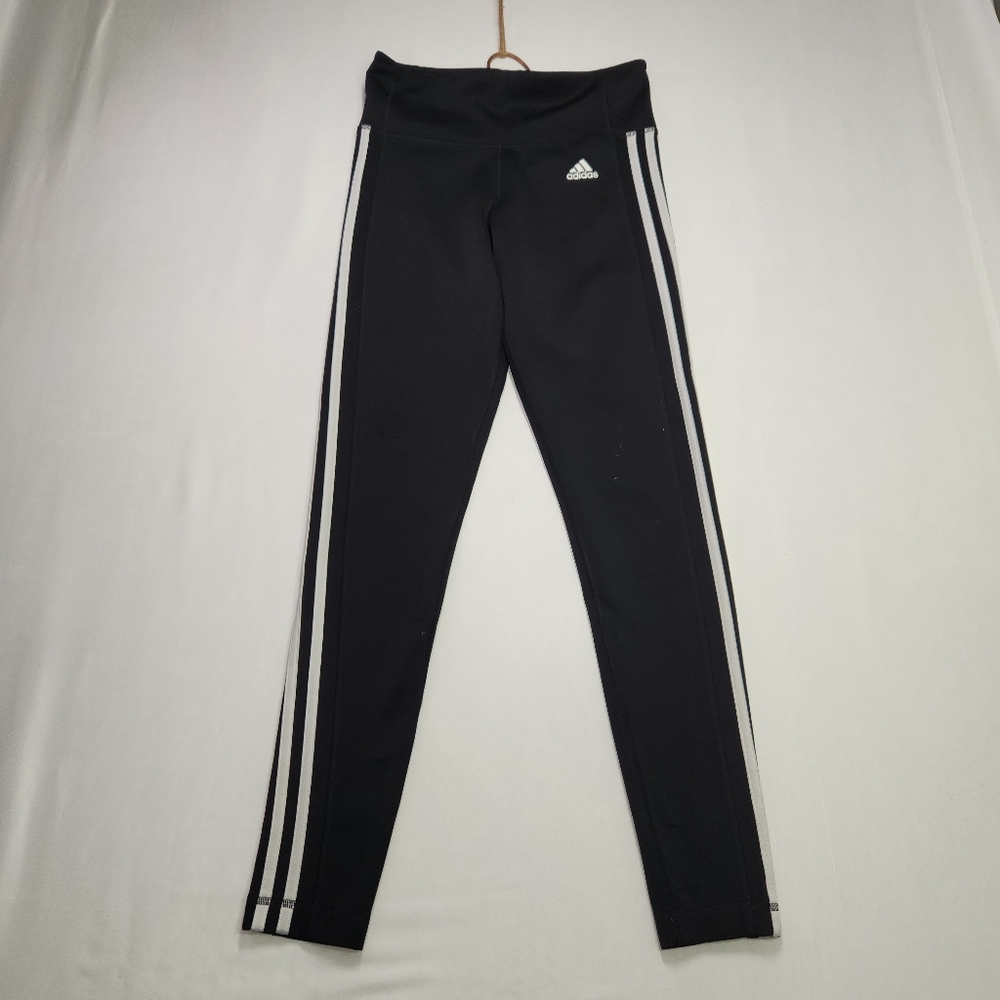 ⭐️Adidas Black and White Track Pants Size Small⭐️